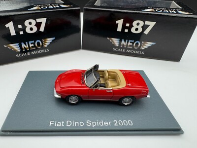 ミニカー NEO Fiat Dino Spider 2000 1/87 Neo 1/87 Fiat Dino