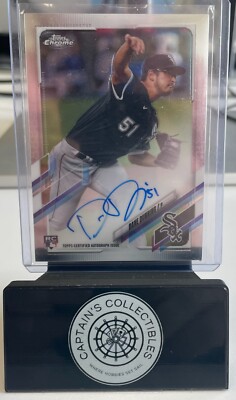 2021 Topps Chrome Baseball Dane Dunning Rookie Auto #RA-DD