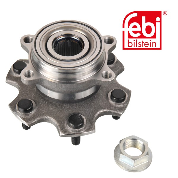 1X Febi Bilstein Radlagersatz Hinten FüR Mitsubishi Pajero IV 3.2 DI-D 4WD-image
