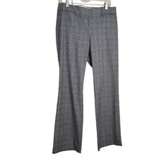 LOFT Women's Glen Check Marisa Trouser Pants Size 8 Petite