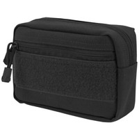Condor Compact Utility Tasche Draussen Molle Gurtband Schleifen Wandern Schwarz