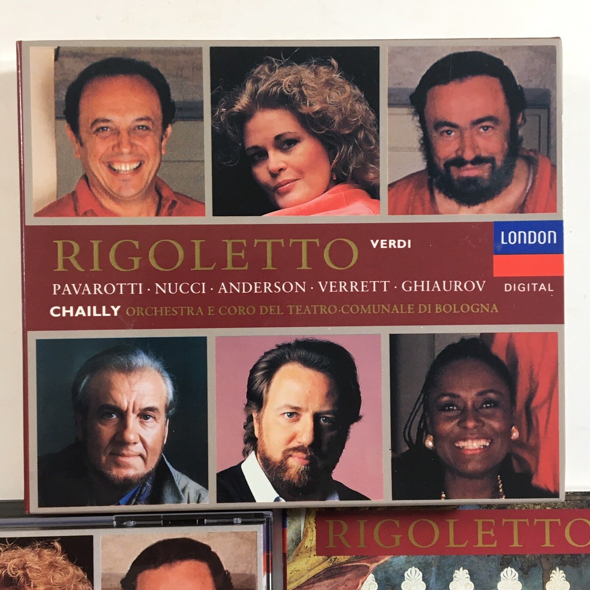 1989 VERDI Rigoletto CHAILLY PAVAROTTI NUCCI ANDERSON VERRETT 2 CD
