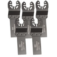Agt Professional Bimetall-TauchsäGeblatt, 22 Mm, Hss, Schnellspannung, 5Er-Set