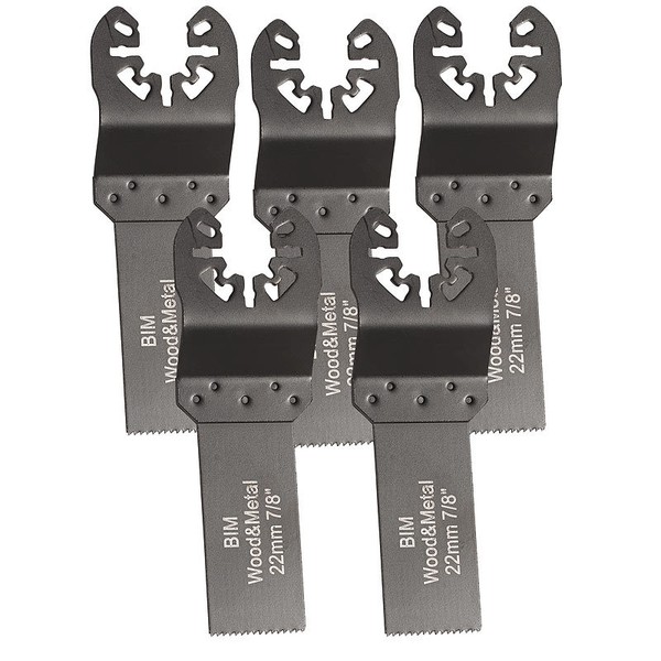 Agt Professional Bimetall-TauchsäGeblatt, 22 Mm, Hss, Schnellspannung, 5Er-Set-image