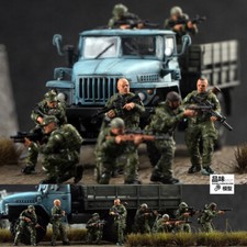 Homemade 1/72 U.S. Jungle SEALs 8-person Group Finished Colored Model NEW