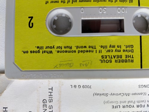THE BEATLES - RUBBER SOUL (PARLOPHONE TCPCS3075) EARLY 1970s UK CASSETTE TAPE - Picture 4 of 8