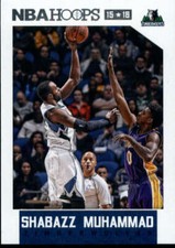 2015-16 Panini Hoops #178 Shabazz Muhammad NM-MT Timberwolves