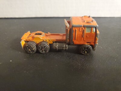 Vintage 1978 Universal Product Semi Truck Cab Over Orange Hong