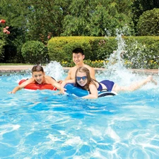 Poolmaster 87200 2 pack Racing Saucers Swimming Pool Racing Game Mini Island