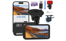 Dash Camera Front and Rear W/ WiFi/APP Control Dual for Cars
