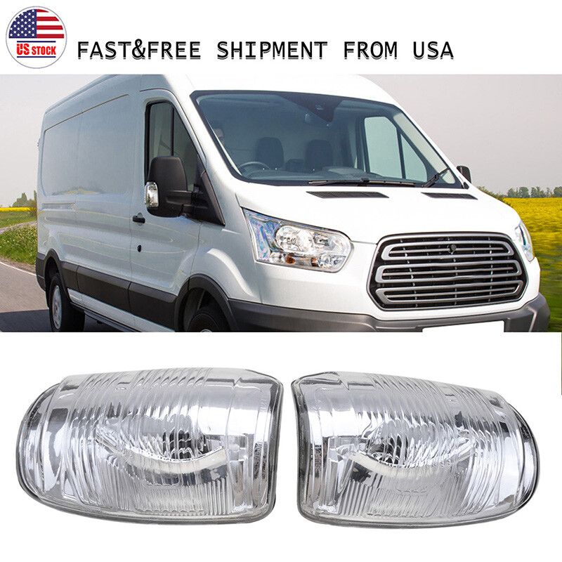 Driver Left Side Power Mirror With Lamp For Ford Transit 150, 250, 350HD (2010-2025) - ZHIYI
