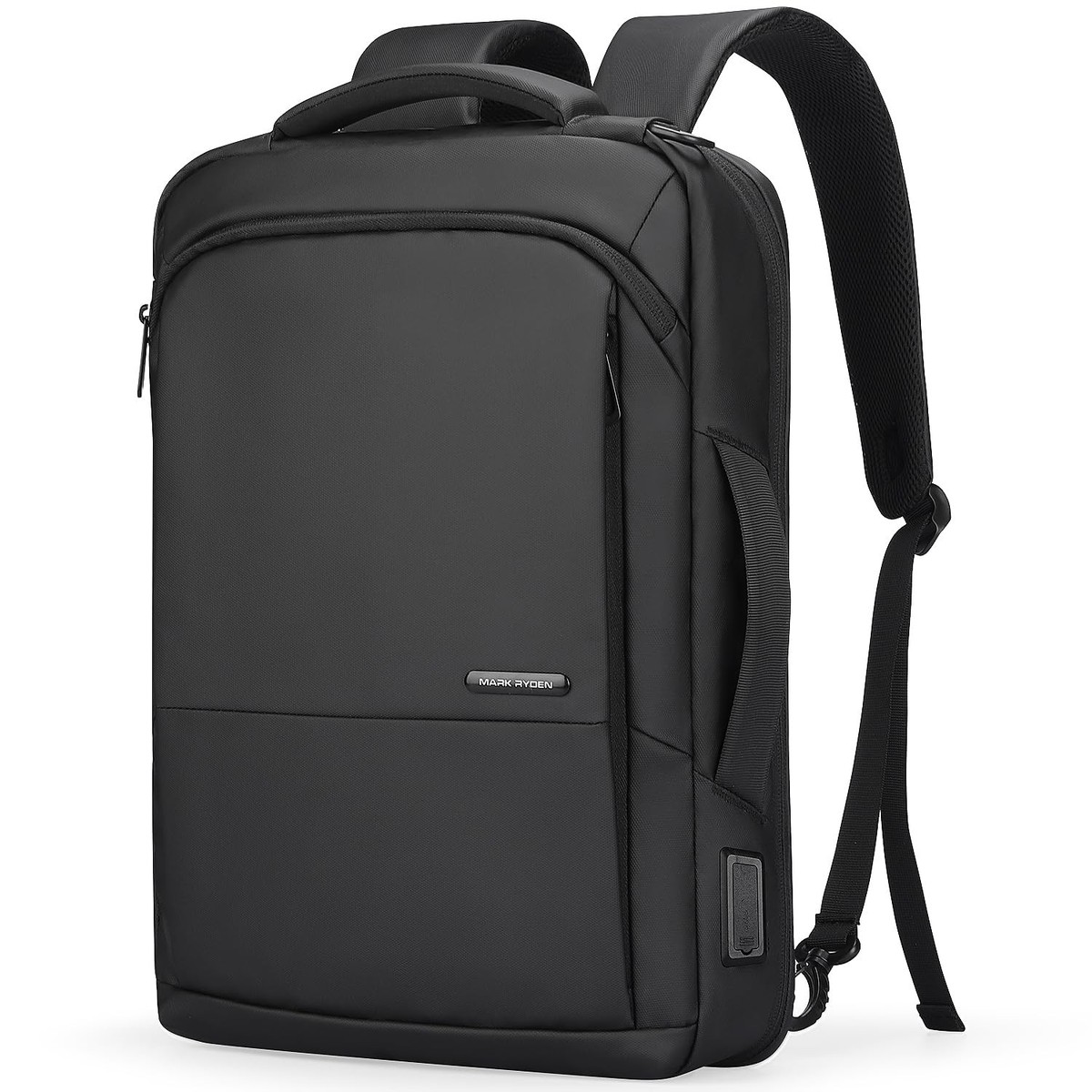 Slim Laptop Backpack for Men, 15.6" Waterproof Business Bag with USB Port Slim Laptop Backpack for Men, 15.6" Waterproof Business Bag with USB Port
