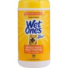 Multi-Purpose Dog Wipes with Aloe Vera for Paws Cleaning and All Purpose Use,