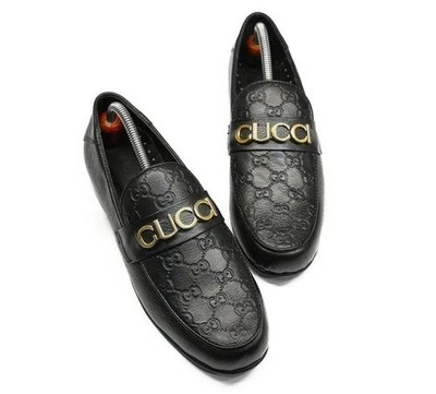 Handmade Mens black leather moccasins, Men elegant dress shoes, shoes for men