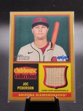 2025 Topps Heritage - Joc Pederson (#CCR-JPE) Clubhouse Collection GOLD /99