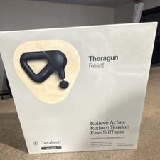 Therabody Theragun Relief Percussion Massage Gun Cordless Multispeed 3 Head
