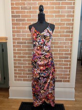 Dress Forum Medium Maxi Spaghetti Strap Floral Dress