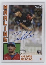 2025 Topps Archives 1984 Fan Favorites Valente Bellozo #84FFA-VB Auto 0v4e