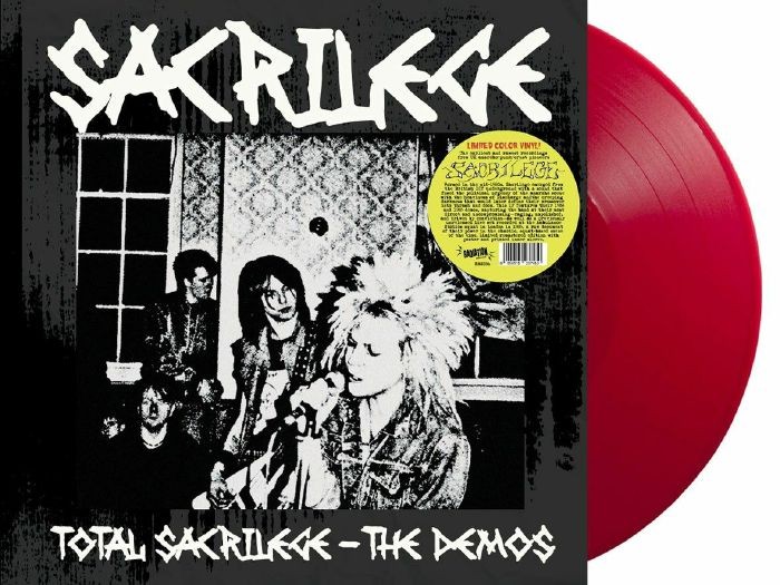 SACRILEGE - Total Sacrilege: The Demos - limited clear red vinyl LP + poster