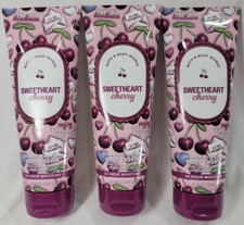 Bath Body Works SWEETHEART CHERRY Ultra Shea Hydration Body Cream 8 oz Lot of 3