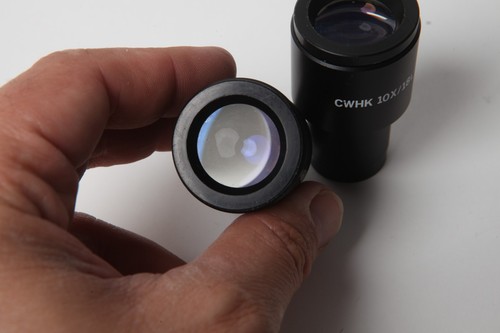 Juego de 2 oculares microscopio Olympus CWHK 10X/18L - Imagen 2 de 5