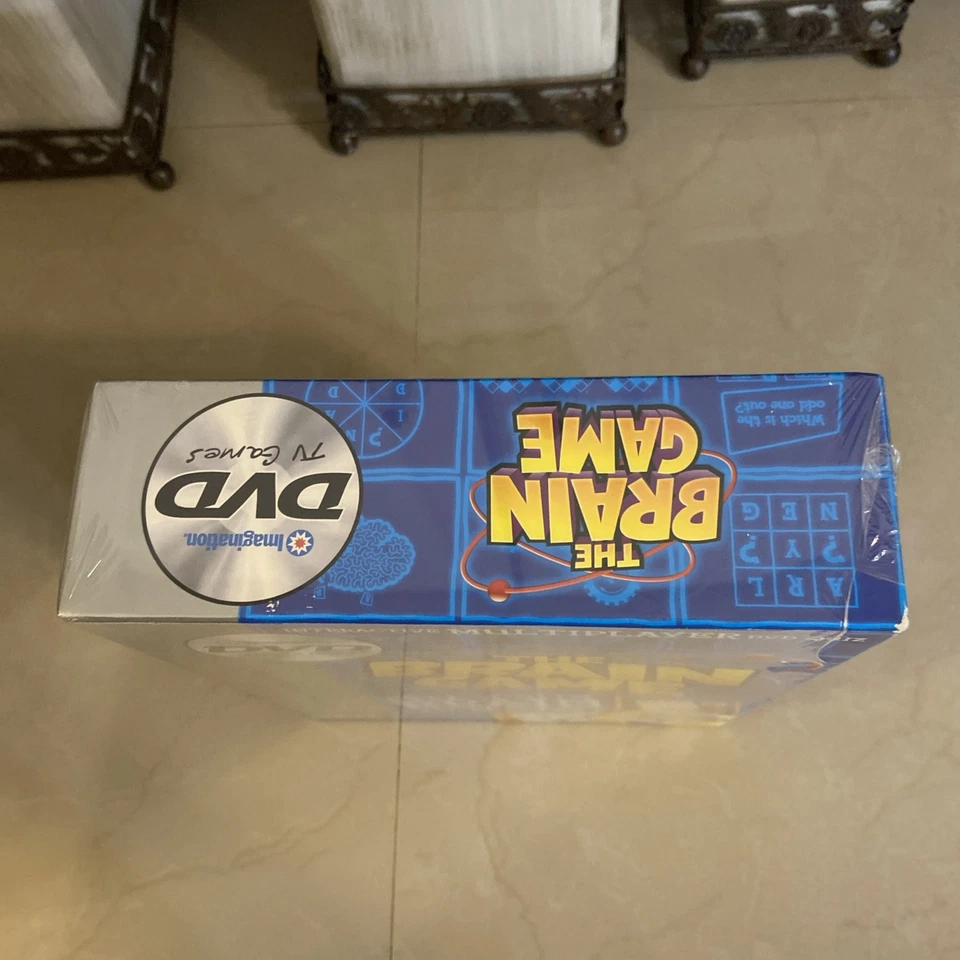 NEW/SEALED  "The Brain Game" Interactive Multiplayer DVD Quiz Game w Scorepad - Image 3 of 4