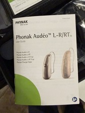 Phonak Audeo L90 L-R/RT LUMITY Rechargeable Hearing Aids/with Charger And Manuel