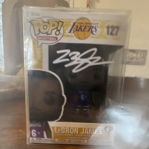 Funko Pop! Vinyl LeBron James Autographed NBA Basketball Figure #127