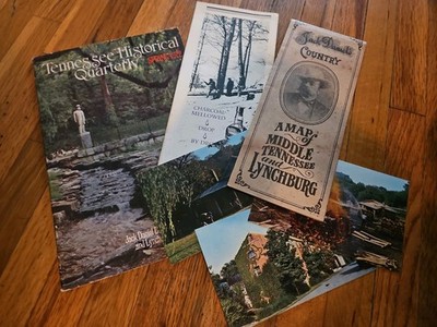 Jack Daniel's 1970s Epherma Lot Map Postcards Tennessee