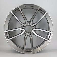 20"grey pl cls 2 alloy wheels mercedes e s amg cls sl class staggered + tyres