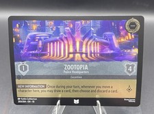 Disney Lorcana-WhispersintheWell-Zootopia-Police Headquarters- 203-Cold Foil-NM