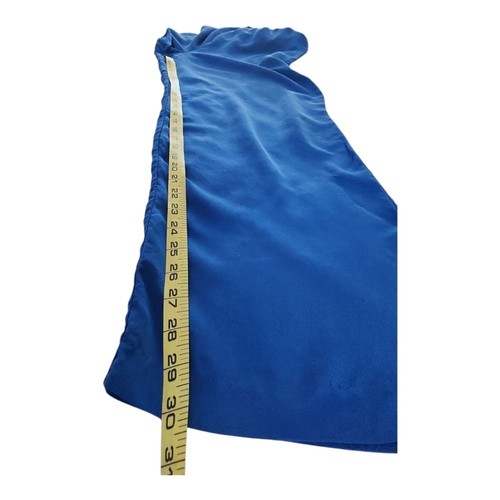 Pantalone Moda International 100% seta lounge blu taglia small leggero gamba larga - Foto 5 di 11