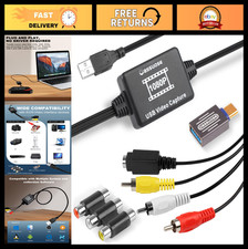 VHS to Digital Converter - 1080P Video Capture Card, RCA/AV to USB Transfer Grab