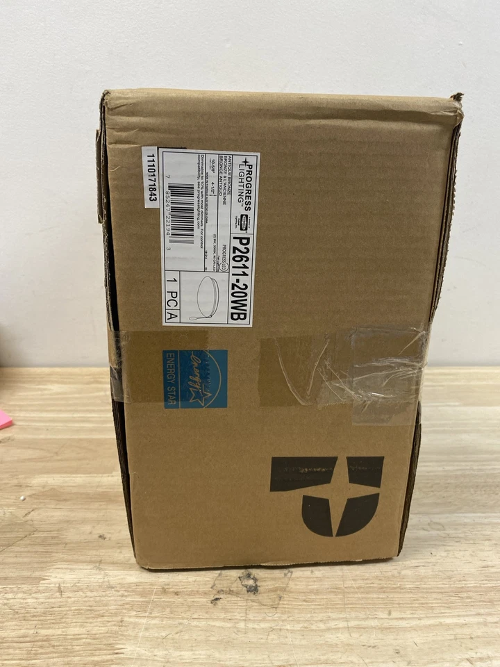 Progress Lighting P2611-20WB 10-1/2" Ceiling Fan Light Kit - Antique Bronze - Image 2 of 2