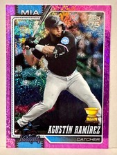AGUSTIN RAMIREZ MIAMI MARLINS ALL-STAR ROOKIE 2026 TOPPS MLB PINK HOLO FOIL