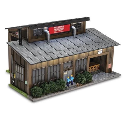 #ad Menards Gold Line HO Trackside Multi purpose Building 279 5044 Limited Edition $80.99