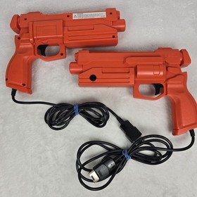 Sega Saturn Stunner Light Guns (MK-80113) + Virtua Cop 1, 2 Bundle Lot CRT REQ'd