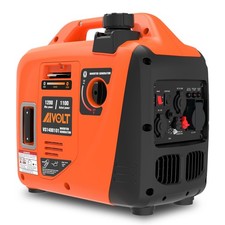 AIVOLT 1200W Petrol Inverter Generator for Camping, Home Use - True Sine Wave