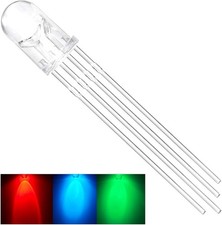 RGB LED Arduino, ESP32, ESP8266, Raspberry Pi, Common Cathode, Pack 50