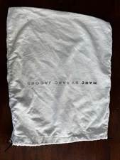 MARC by MARC JACOBS Dust Storage Bag - White Flannel Drawstring - 19" x 1”