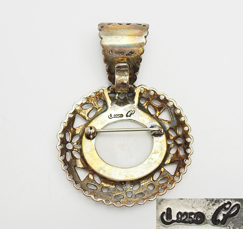 Gorgeous ornate patchwork abalone gemstone inlay … - image 3