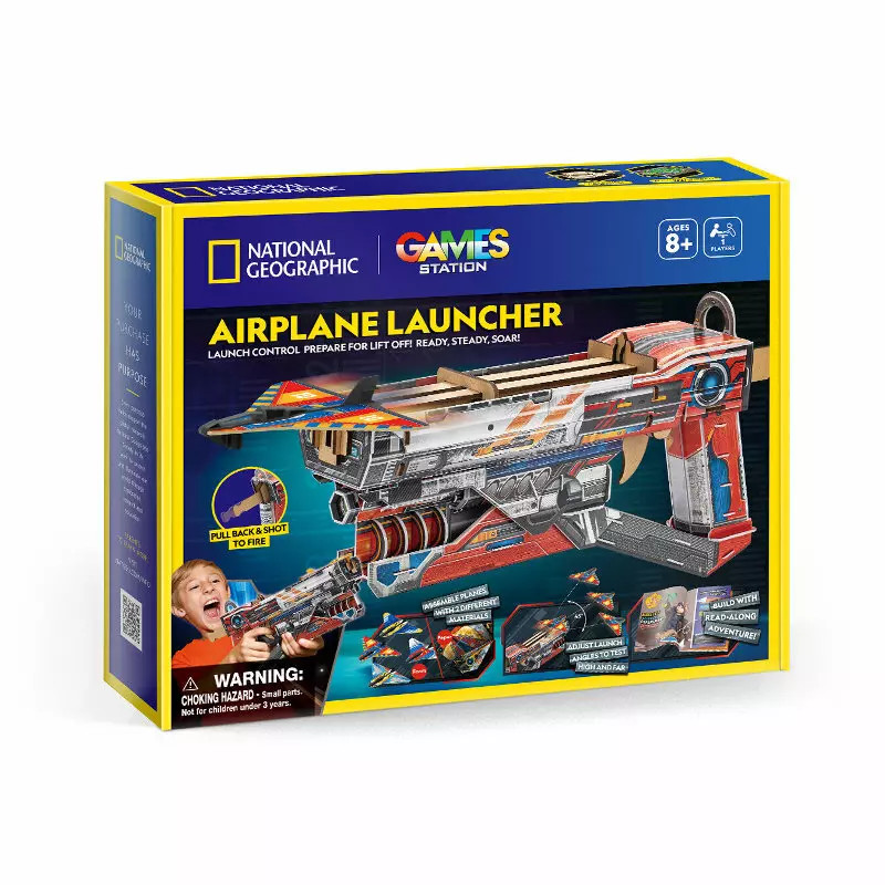 6944588210915 Puzzle 3D Wyrzutnia samolotów National Geographic DS1091H Cubic Fu