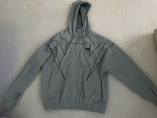 Venum Herren Windbreaker Jacke grau Nylon Kap...