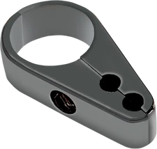 DRAG SPECIALTIES Die-Cast Cable Clamp - Dual Throttle - 1" Frame - Black