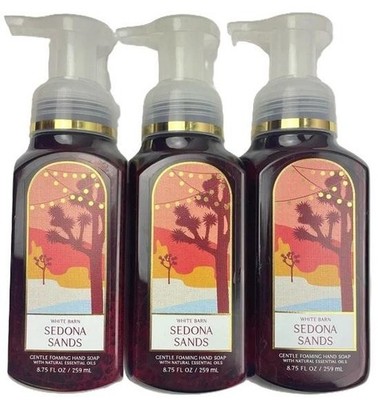 Bath & Body Works SEDONA SANDS Amber Gentle Foaming Hand Soap Set of 3
