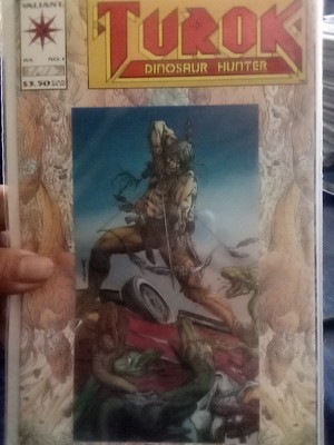 Turok, Dinosaur Hunter #1 Gold Cover (Valiant Comics July 1993)