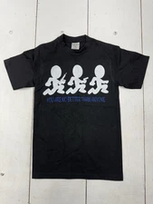 Shaka Wear Black Graphic Print Short Sleeve Shirt Mens Size Small