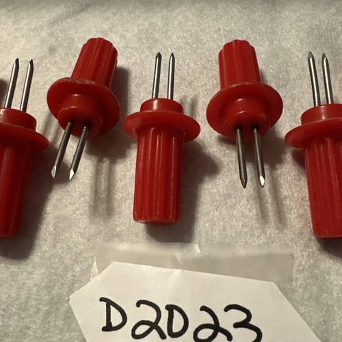 40er Jahre Vintage Serv-rite Maisspieße rot 7 Stück - Bild 3 von 4