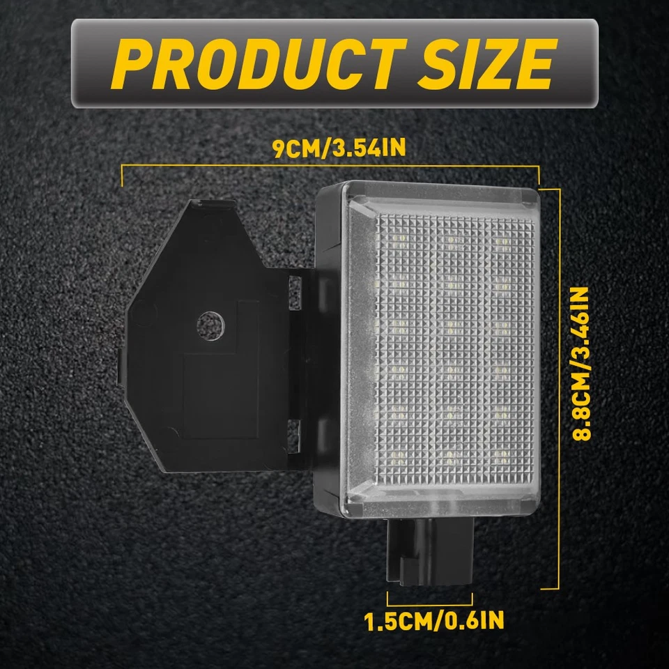 Se adapta a Ram 1500 2500 3500 2011-2017 capó debajo del capó lámpara de luz LED de cortesía EE. UU. Foto 2 de 4