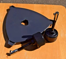 CELESTRON TELESCOPE ADJUSTMENT ROD KNOBS WITH THUMB SCREWS & TRIANGLE PLATE